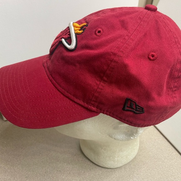 Miami Heat New Era 9Twenty Strapback Hat Dad Cap Adjustable Red OSFM NBA - Picture 2 of 8